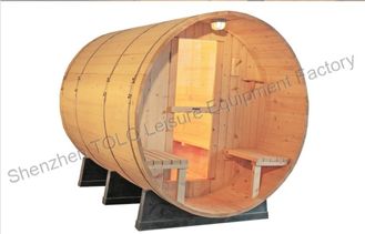 China Home Steam Bath Cabin , Weather Resistant Cradles Barrel Steam Sauna supplier