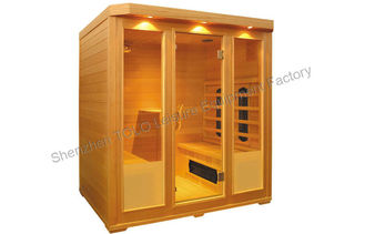 China Dry Sauna Far Infrared Sauna Cabin , Cedar And Full Spectrum For 1 Person / 2 Person supplier