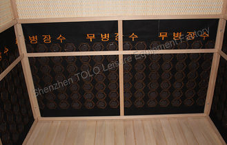 China Outdoor Far Infrared Sauna Cabin Room , Wood 2 Person Infrared Sauna supplier