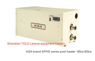 China Freestanding Electric Swimming Pool Heater , energy saving 380V 40kw Spa Heaters supplier