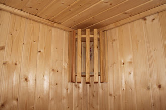 China Home / Garden Traditional Sauna Cabins , Square Cedar Sauna Rooms supplier