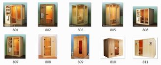 China White Pine Sauna Cabins Traditional Dry Steam For Home / Garden supplier