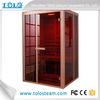 China Solid Wood Steam Bath Cabin , Electric Traditional Sauna Room For Dry Sauna factory
