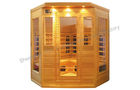 China Bench carbon fiber sauna cabin , home / outside for 4 person factory