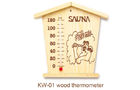 China wooden thermometer Sauna Accessories cabin shape for steam room factory