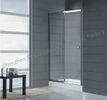 China Rotating Shower Screen Glass Enclosed Showers , Sliding Square Single Hinge Door company