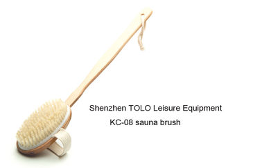 China Sauna room Brushes wooden handle / wood scoop Durable For the Body distributor
