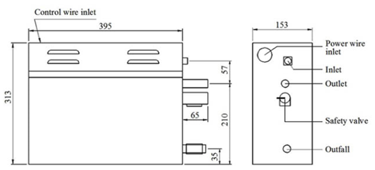 5kw Portable Electric Steam Generator , small steam turbine generator with automatic drain