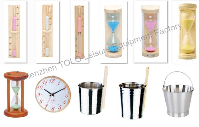 Hemlock Wooden Clock for Sauna Room