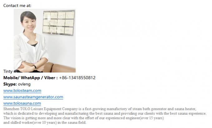 High Power 3.6kw Electric Sauna Heater For 2 Person Room , TUV GS Approved