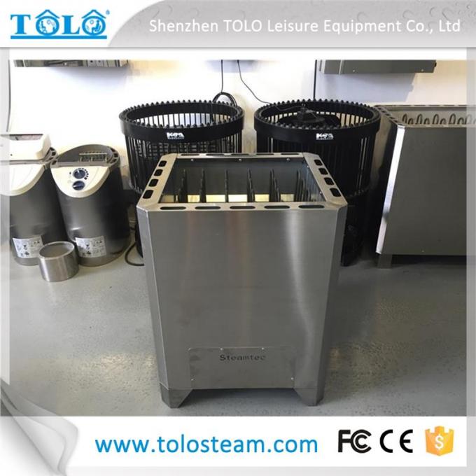 220V Stainless Steel Electric Sauna Heater 9kw Cuboid for sauna room