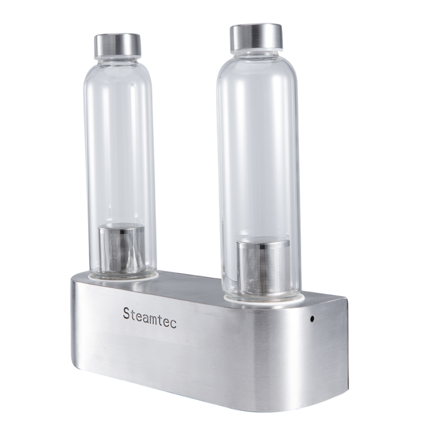 Aroma pump for steam bath with twin aroma oil work with any brand steam generator