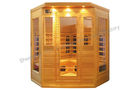 China Bench carbon fiber sauna cabin , home / outside for 4 person factory