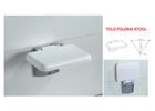 China SGS Certification Waterproof Steam Room Parts , Folding Stool Steam Room Seat factory