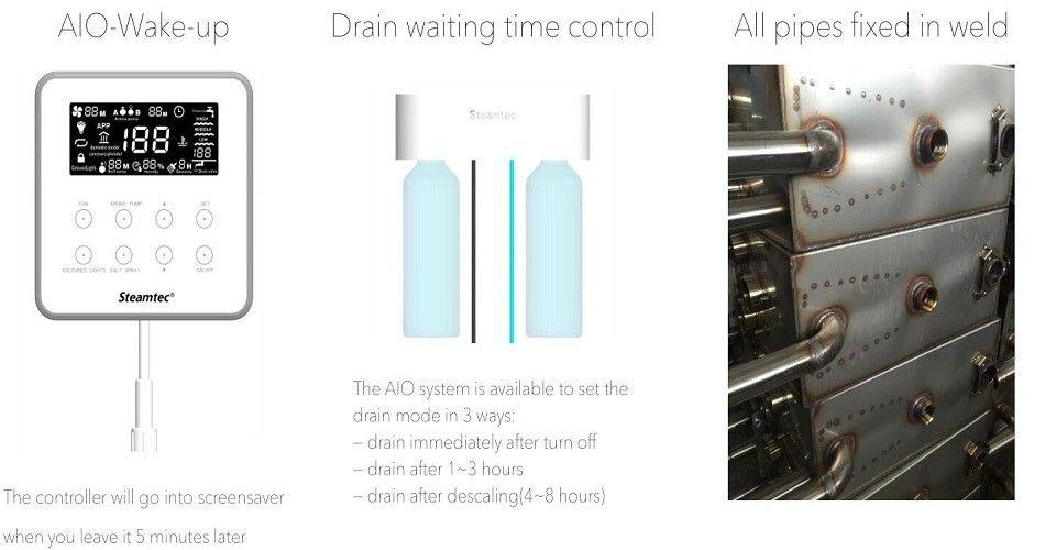 Steam Generator 3-24 KW Sauna /Bath Home SPA Shower 220v With Controller