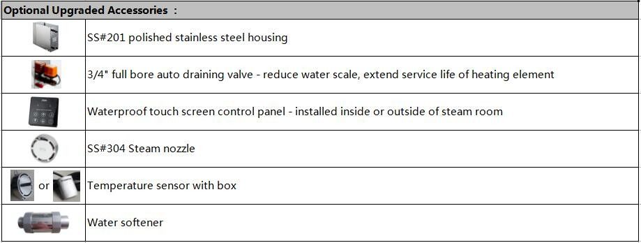 Home Portable Electric Steam Generators , Steam Bath Generator Customized Color