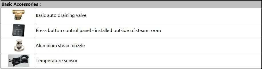 Home Portable Electric Steam Generators , Steam Bath Generator Customized Color