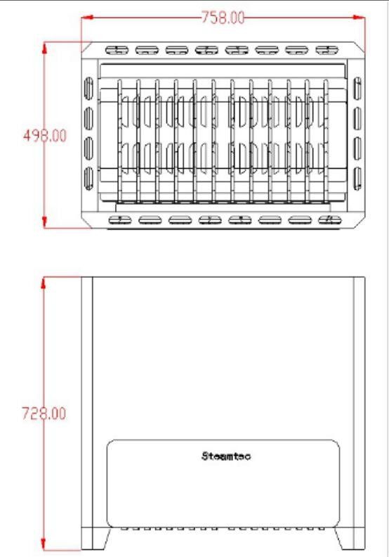 3 Phases SPA Electric Sauna Heater 36kw with Stainless Steel materials , 220V / 380V