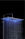 China 8 Inch Bathroom Rain Showers Heads Modern Overhead With LED Light exporter