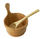 Sauna Tub and Scoop with plastic liner Sauna Accessories for Wet / Dry Sauna with CE Certificate supplier