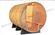 Home Steam Bath Cabin , Weather Resistant Cradles Barrel Steam Sauna supplier