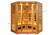Bench Carbon Fiber Far Infrared Sauna Cabin , Electric 4 Person Sauna For Outdoor supplier