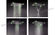 Ceiling Mounted LED Rain Showers Heads , Bathroom Water Saving Shower Head supplier